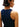 Canotte e top Donna Tommy Hilfiger - Canotta Slim A Coste - Blu