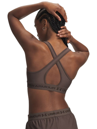 Reggiseni sportivi Donna Under Armour - Reggiseno Sportivo Armour® Mid Crossback - Marrone