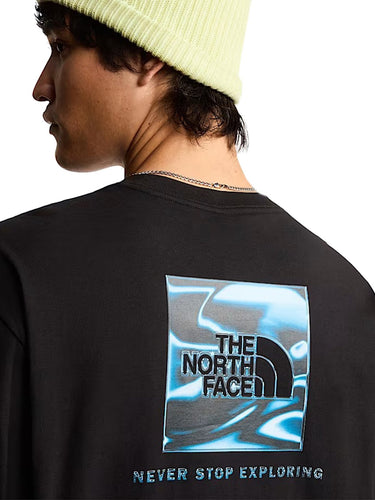 T-shirt Uomo The North Face - T-Shirt Liquid Nse Box Oversize - Nero