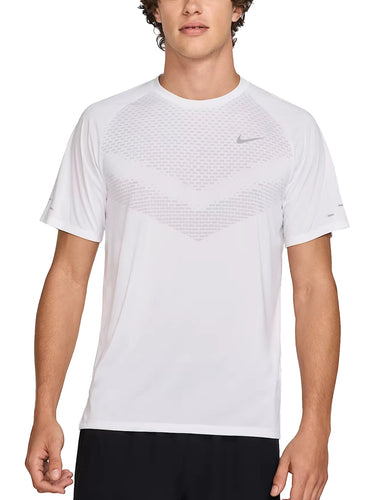 T-shirt Uomo Nike - T-Shirt Da Running A Manica Corta In Dri-Fit - Bianco
