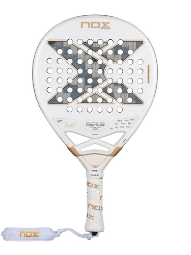 Racchette Unisex Nox - AT10 LUXURY GENIUS 12K ALUM XTREM 2026 by TAPIA - Bianco