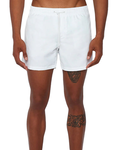 Pantaloncini e calzoncini Uomo Sundek - Costume Da Bagno Corto Vita Elasticata Repreve® - Bianco