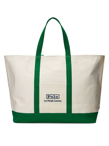 Borse Tote Unisex Ralph Lauren - Tote Polo In Tela - Verde