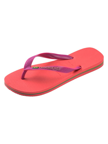 Infradito Uomo Havaianas - Brasil Logo - Corallo