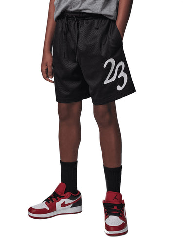Pantaloncini Ragazzi Unisex Jordan - Short Jordan In Mesh - Nero