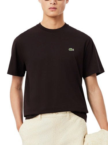 T-shirt Uomo Lacoste - T-Shirt In Cotone - Marrone
