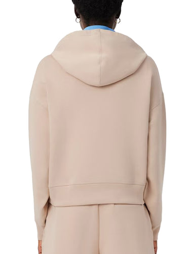 Felpe con cappuccio Donna Lacoste - Felpa Oversize Con Cappuccio Regolabile - Beige