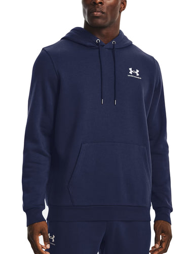 Felpe Uomo Under Armour - Felpa Con Cappuccio Ua Icon Fleece - Blu