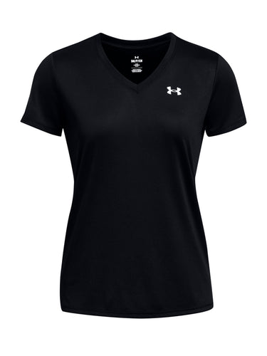 T-shirt Donna Under Armour - Maglia A Maniche Corte Ua Tech™ V-Neck - Nero
