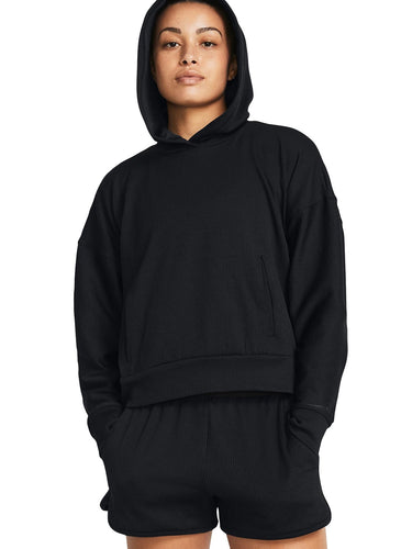 Felpe con cappuccio Donna Under Armour - Journey Rib Hoodie - Nero