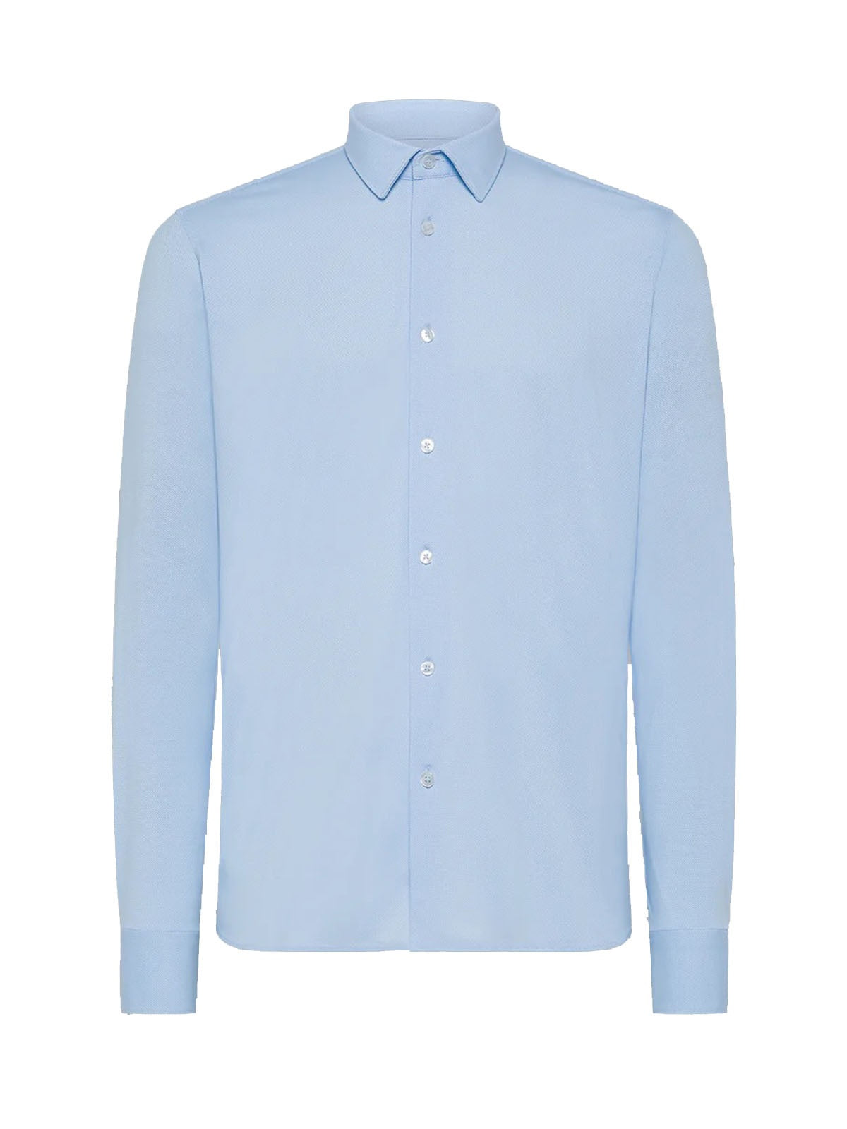 Camicie casual Uomo RRD - Oxford Jacquard Open Shirt - Celeste