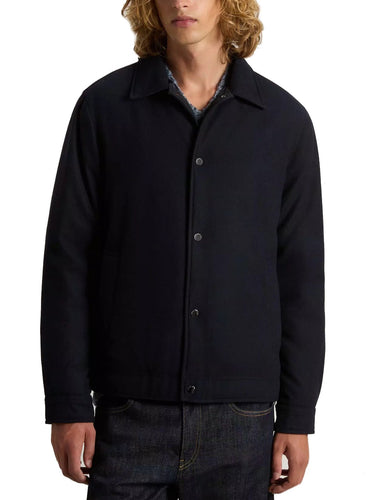 Giacche Uomo Woolrich - Giacca Camicia In Lana - Blu
