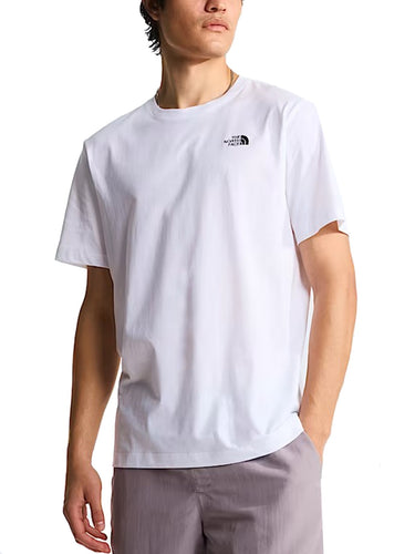 T-shirt Uomo The North Face - T-Shirt Evolution Simple Dome Regular - Bianco
