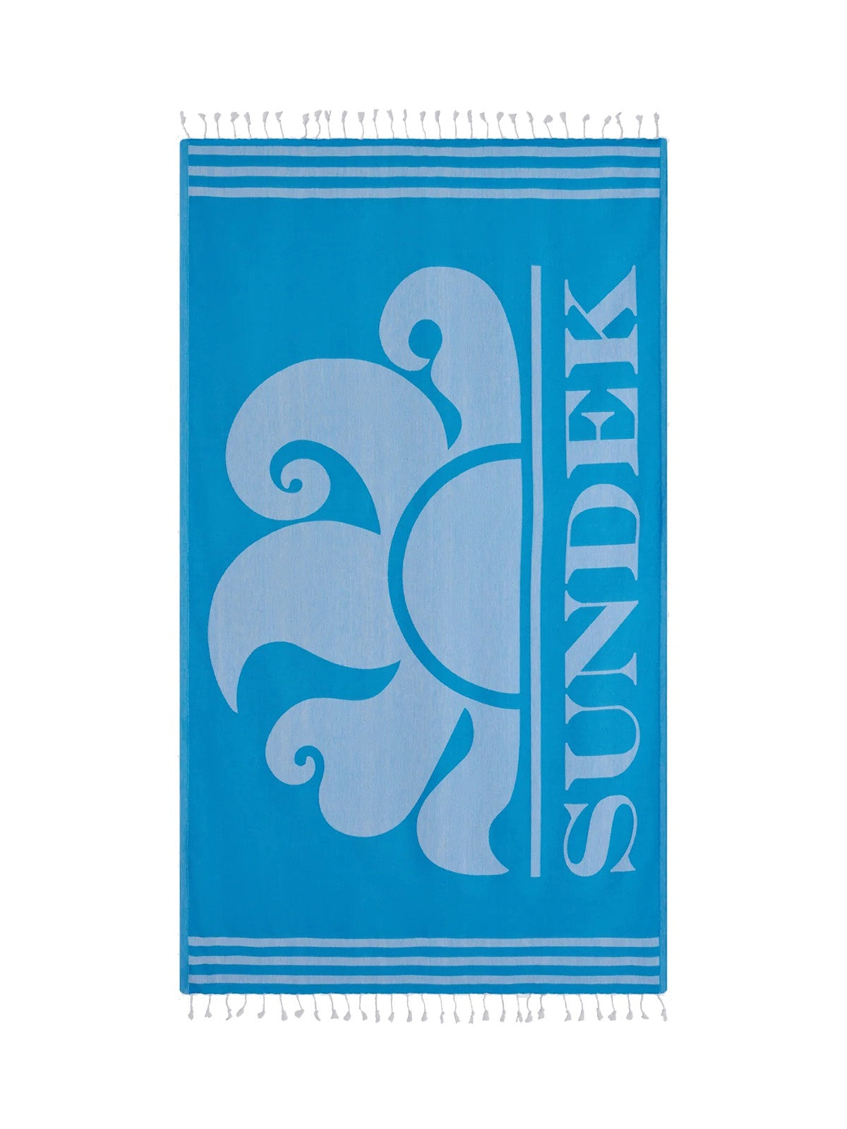 Teli mare Unisex Sundek - Telo Mare Fouta Jacquard Con Logo - Turchese