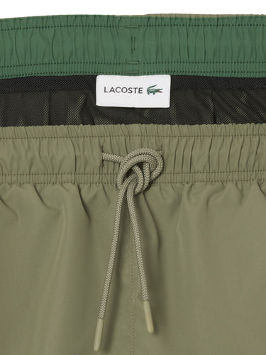 Pantaloncini e calzoncini Uomo Lacoste - Costume Ad Asciugatura Rapida Leggero - Verde militare