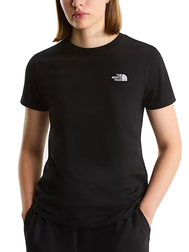 T-shirt Donna The North Face - T-Shirt Evolution Simple Dome Slim - Nero