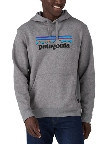 Felpe con cappuccio Uomo Patagonia - P-6 Logo Uprisal Hoody - Grigio