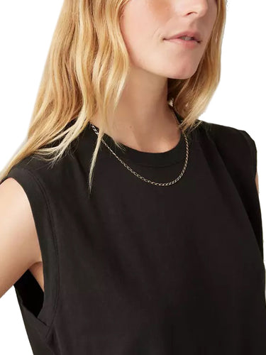 Canotte e top Donna Levi's - Canotta Squadrato - Nero