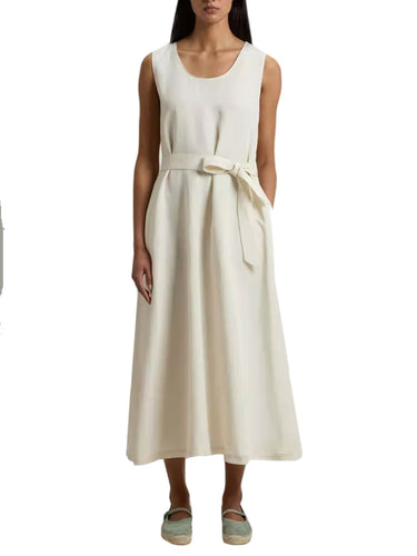 Vestiti casual Donna Woolrich - Vestito Viscose Linen Tank - Avorio