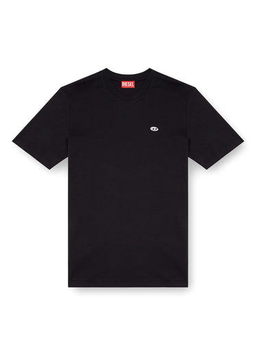 T-shirt Uomo Diesel - T-Adjust-Doval-Pj - T-Shirt Con Patch Oval D - Nero