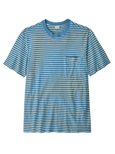 T-shirt Uomo Patagonia - Men's Trail Harbor Pocket Tee - Blu