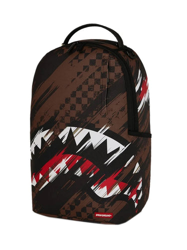 Zaini Casual Unisex Sprayground - Zaino Smeared Grunge - Marrone