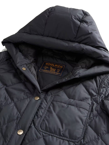Giacche Donna Woolrich - Giacca Microfiber Hooded Parka - Grigio