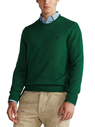 Maglioni Uomo Ralph Lauren - Maglia A Girocollo In Cotone - Verde