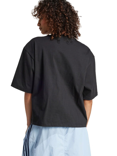 T-shirt Donna Adidas - Crop Tee - Nero