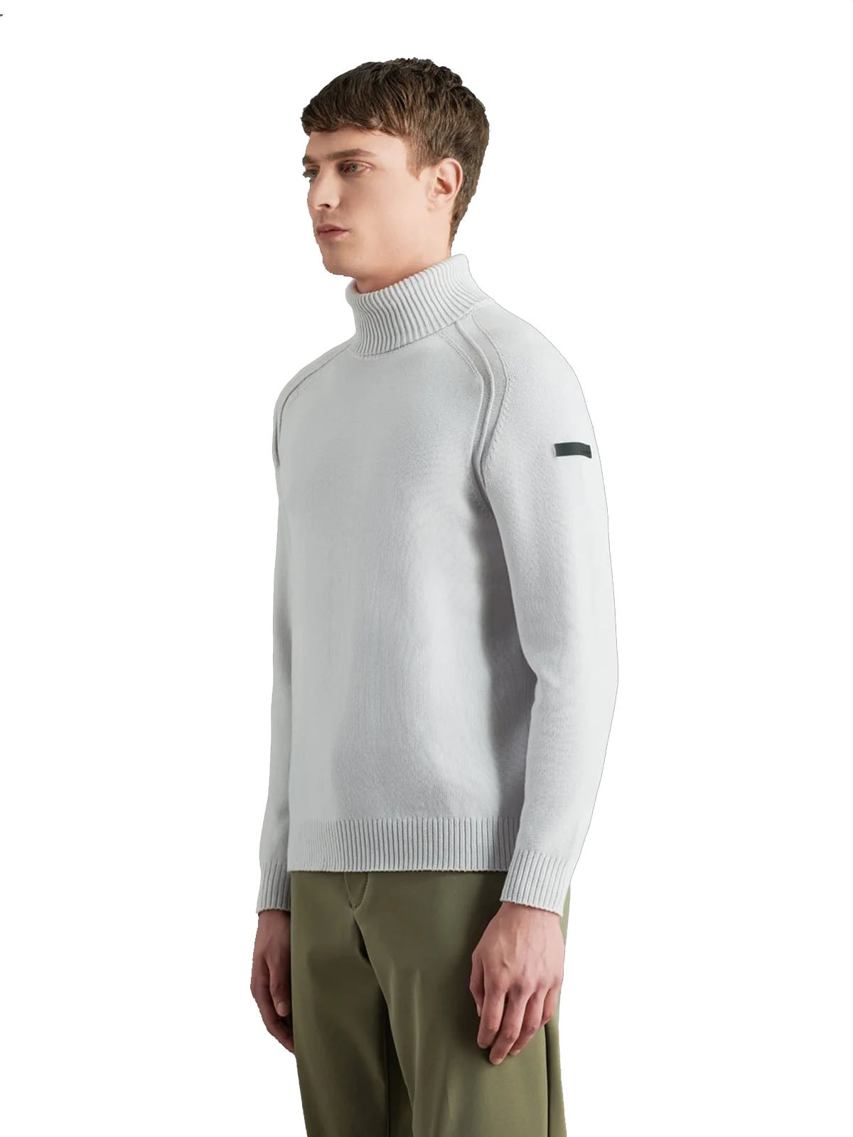 Maglioni Uomo RRD - Cotton Plain Turtleneck Knit - Bianco