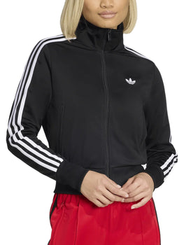Felpe senza cappuccio Donna Adidas - Felpa Classic Zip Firebird - Nero