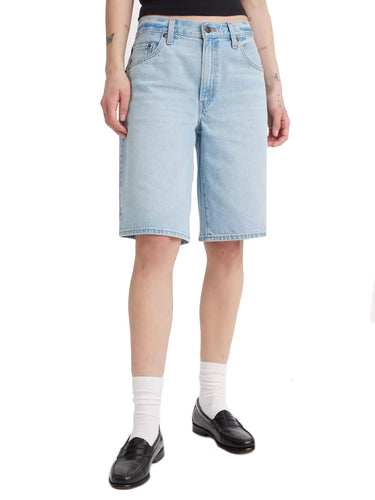 Bermuda Donna Levi's - Short Jort Baggy Dad - Celeste