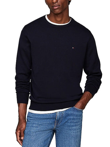 Maglioni Uomo Tommy Hilfiger - Pullover Essential Crew Neck - Blu