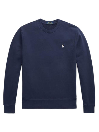 Felpe senza cappuccio Uomo Ralph Lauren - Felpa In Cotone Loopback - Blu