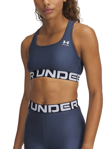 Reggiseni sportivi Donna Under Armour - Reggiseno Sportivo Heatgear® Armour Mid Branded - Grigio