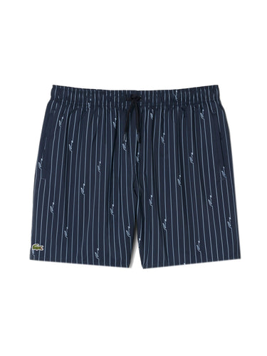 Pantaloncini e calzoncini Uomo Lacoste - Boxer Mare Con Stampa Coccodrillo - Blu