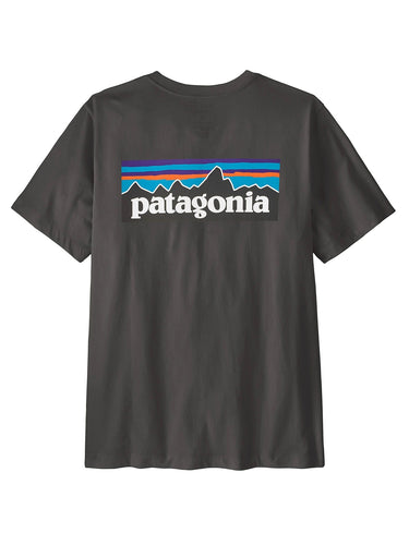T-shirt Uomo Patagonia - Men's P-6 Logo T-Shirt - Nero
