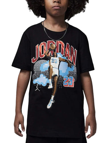T-shirt Ragazzo Jordan - T-Shirt Costumized Air Digi - Nero