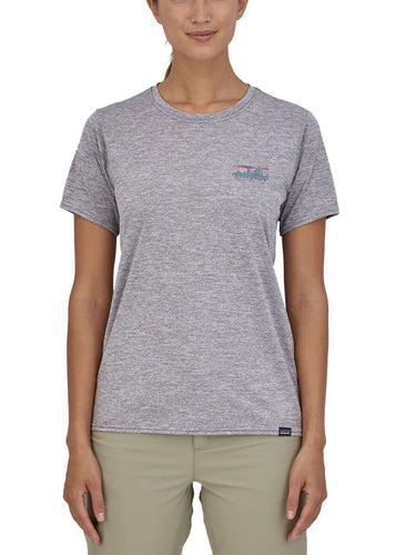 T-shirt Donna Patagonia - Capilene® Cool Daily Graphic T-Shirt - Grigio