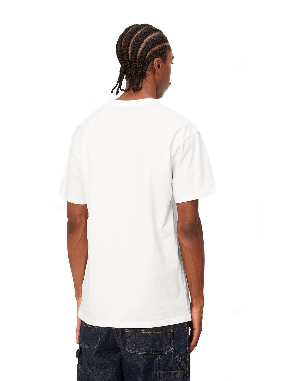 T-shirt Uomo Carhartt Wip - S/S Chase T-Shirt - Bianco