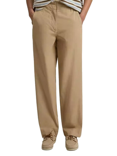 Pantaloni Donna Woolrich - Poplin Carrot Pants - Bianco