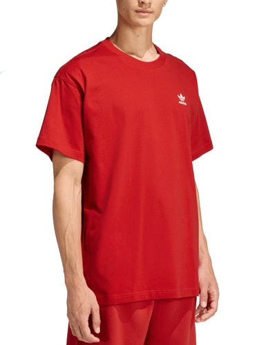 T-shirt Uomo Adidas - T-Shirt Essential Logo - Rosso