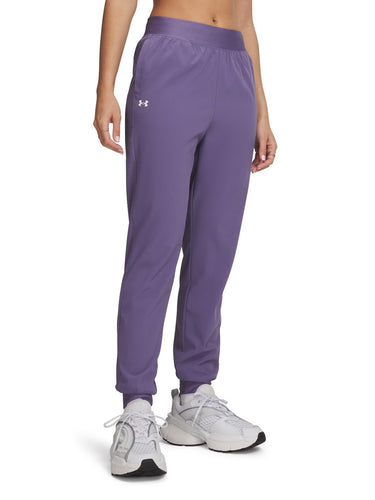 Pantaloni Donna Under Armour - Pantaloni Ua Armoursport High-Rise Woven - Viola