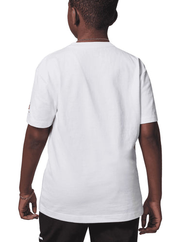 T-shirt Ragazzi Unisex Jordan - T-Shirt Con Toppa Jordan - Bianco