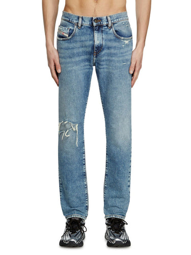 Jeans Uomo Diesel - Slim Jeans 2019 D-Strukt - Celeste