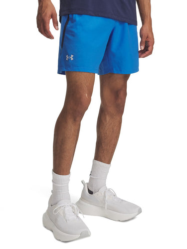 Pantaloncini Uomo Under Armour - Short Ua Launch 18 Cm - Blu