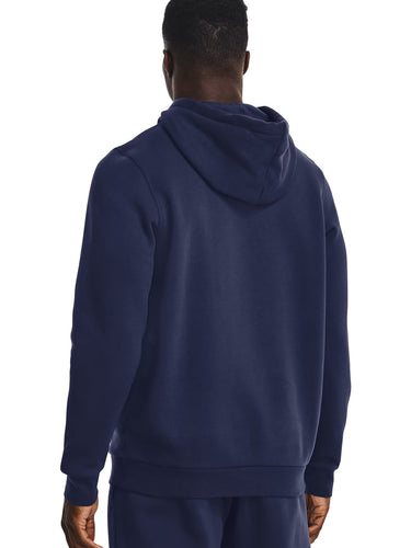 Felpe Uomo Under Armour - Felpa Con Cappuccio Ua Icon Fleece - Blu