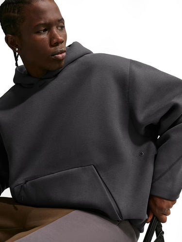 Felpe con cappuccio Uomo Nike - Felpa Con Cappuccio Nike Tech In Fleece - Grigio