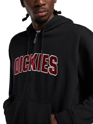 Felpe con cappuccio Uomo Dickies - Felpa Con Cappuccio E Zip Aitkin - Nero
