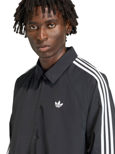 Giacche Uomo Adidas - Giacca 3 Stripes Coach - Nero